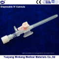 Cápsula intravenosa desechable IV / cateter IV con inyección 20g